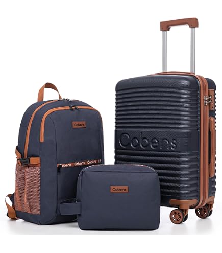 Amazon.com | Eeeza Carry On Luggage Set 22x14x9 Airline Approved